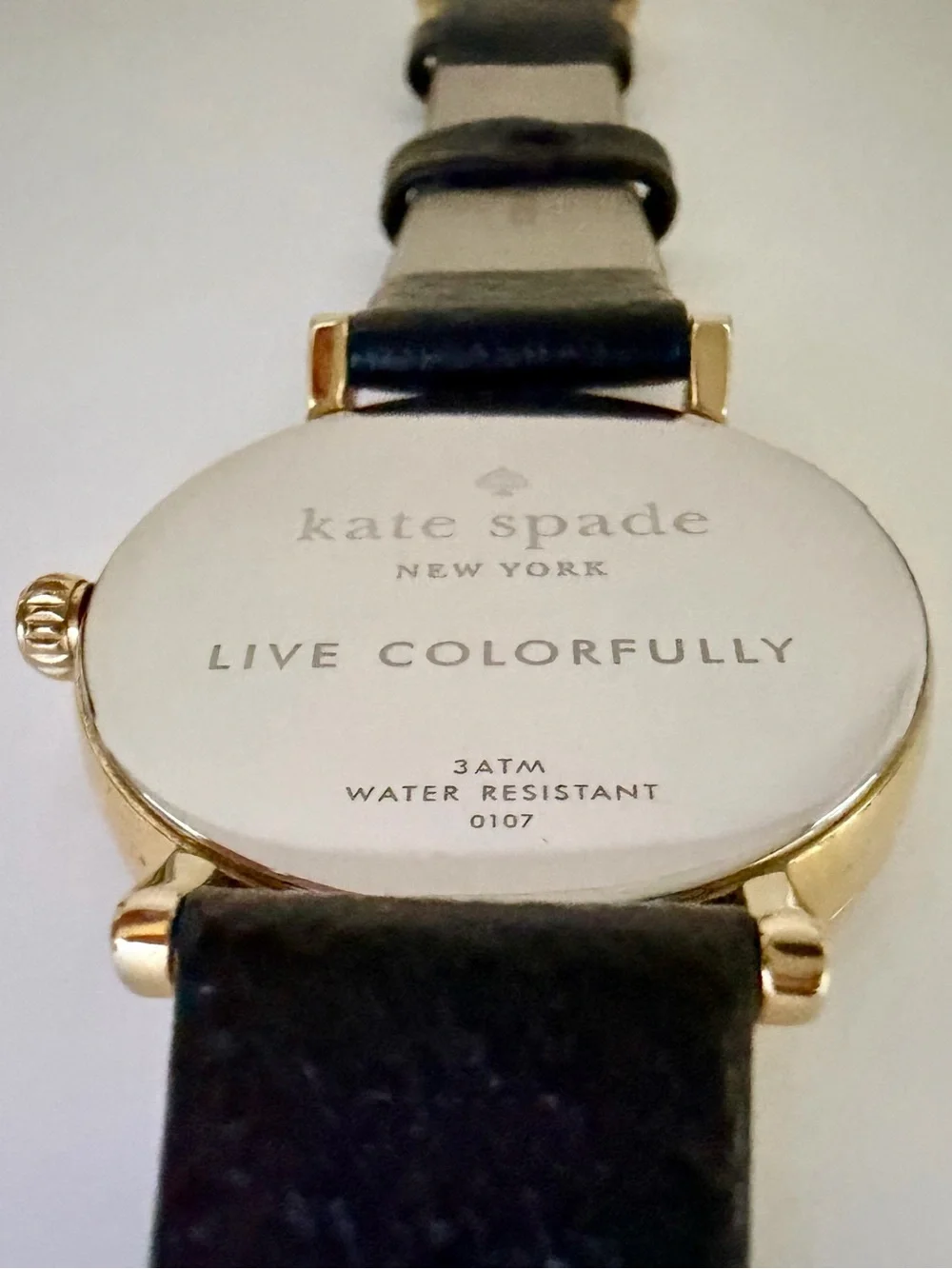 Women’s Kate Spade New York Metro Black Dot Watch